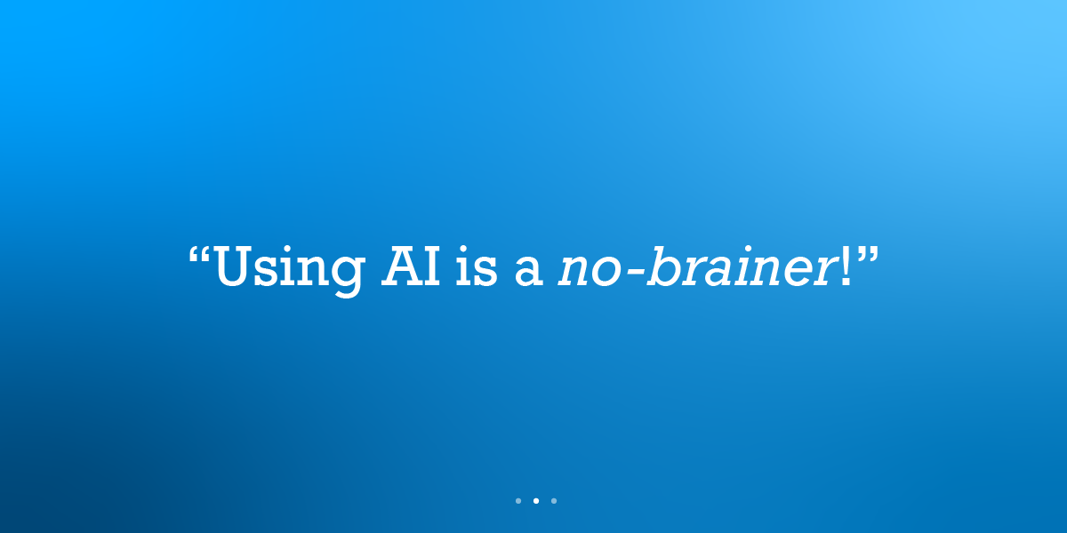 Slide with quote