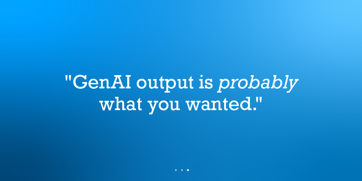 Slide with quote